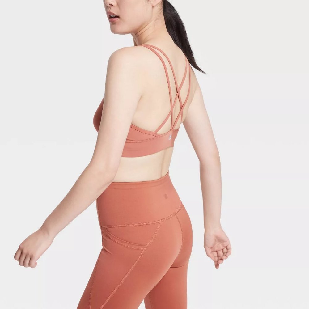 NWT Strappy Longline Sports Bra from Target